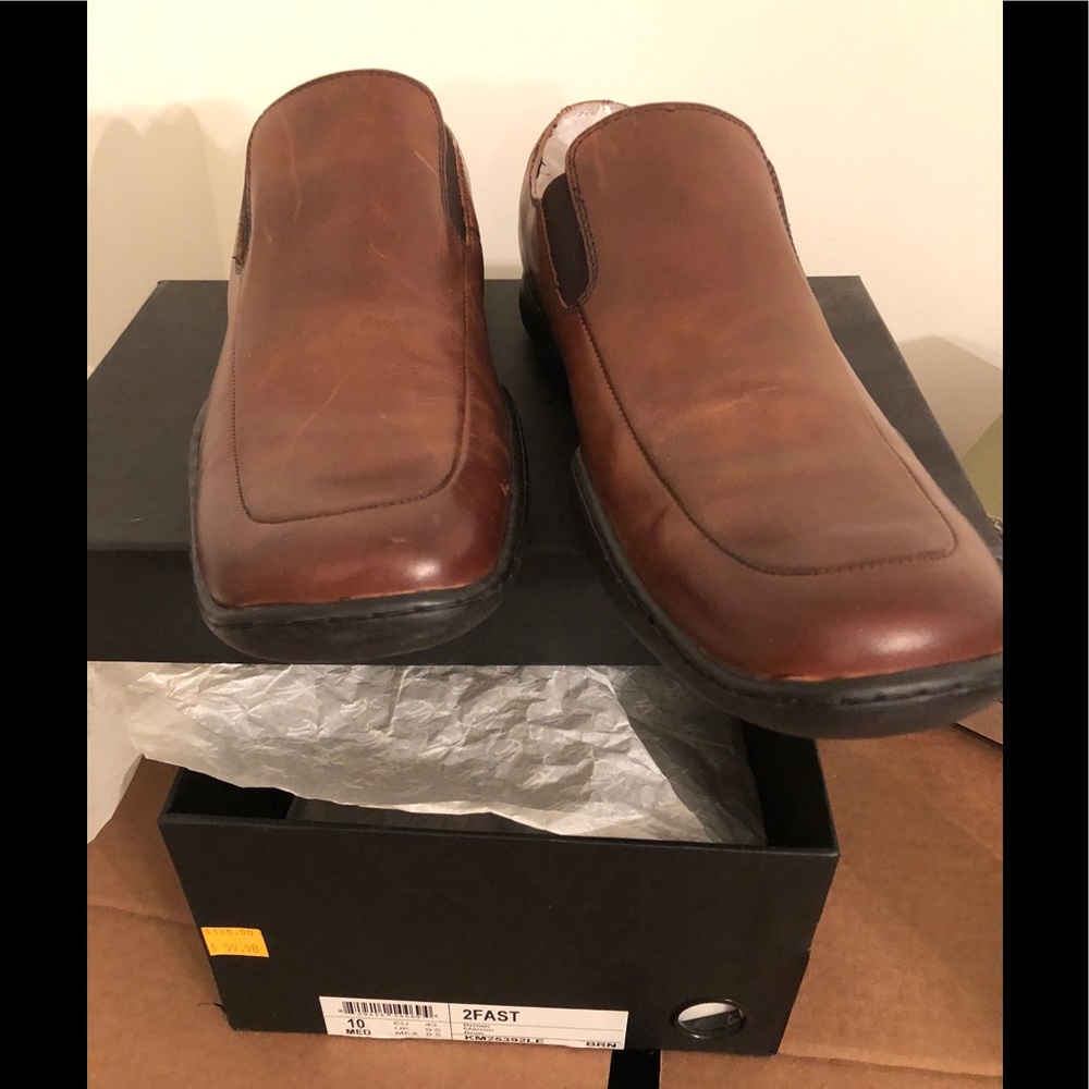 Kenneth Cole Slip on loafer Brown Sz:10
